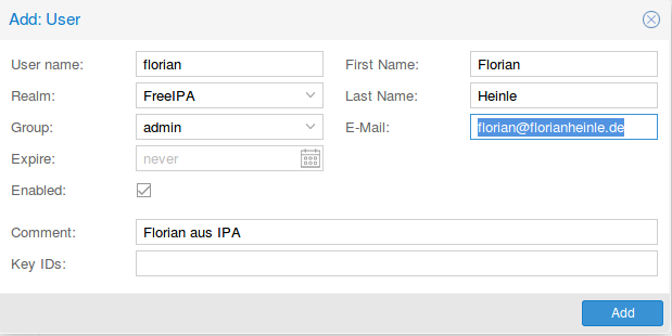 proxmox-Usermapping